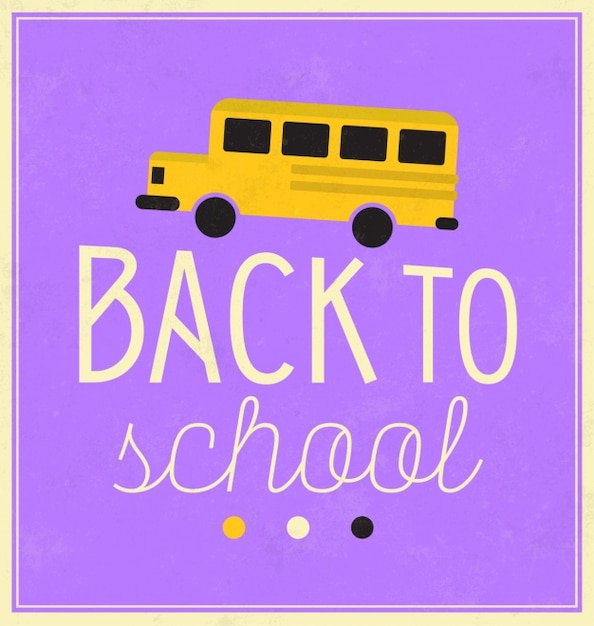 Free vector back to school background design