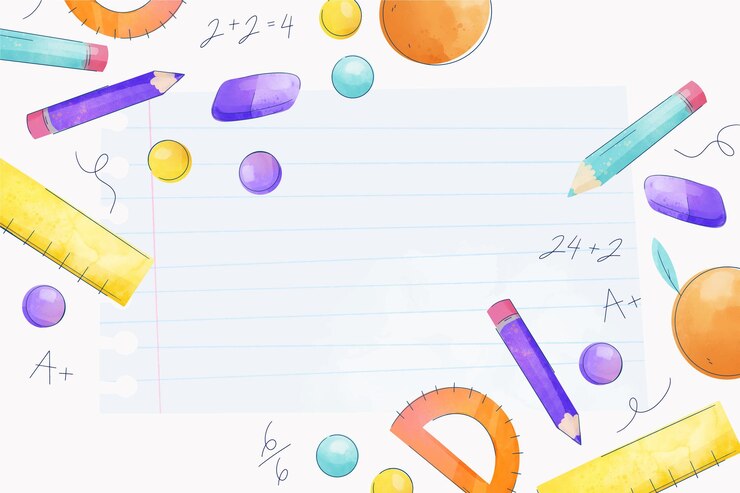 Free Vector back to school background design