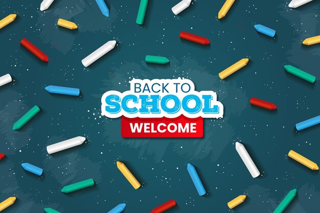 Back to school background design