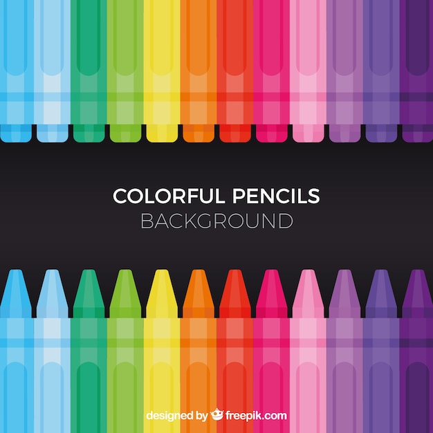 Back to school background with pencils