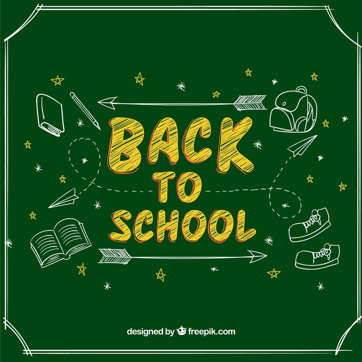 Free Vector back to school background