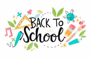 Free vector back to school background