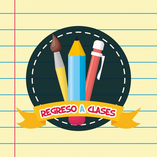 Free vector back to school background