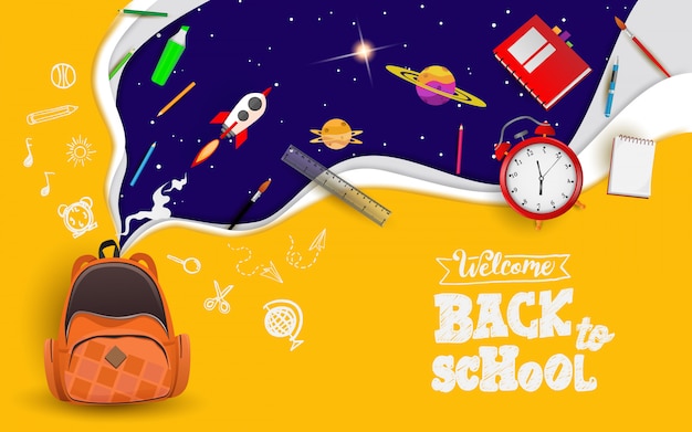 Back to school background