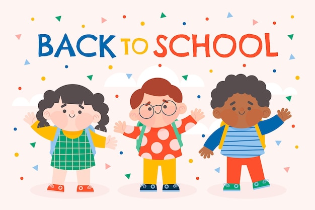 Free vector back to school background