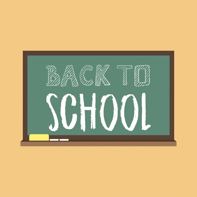 Back to School brochure design vector