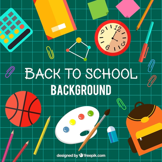 Free vector back to school concept