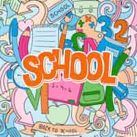 Free vector back to school elements