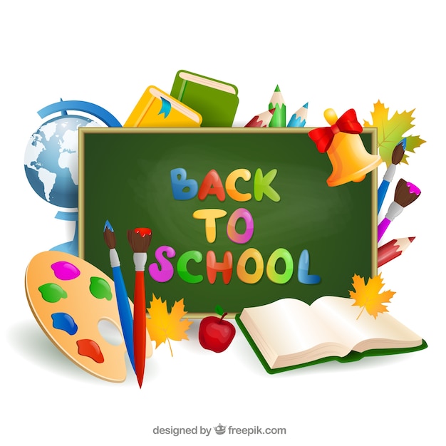 Free vector back to school elements