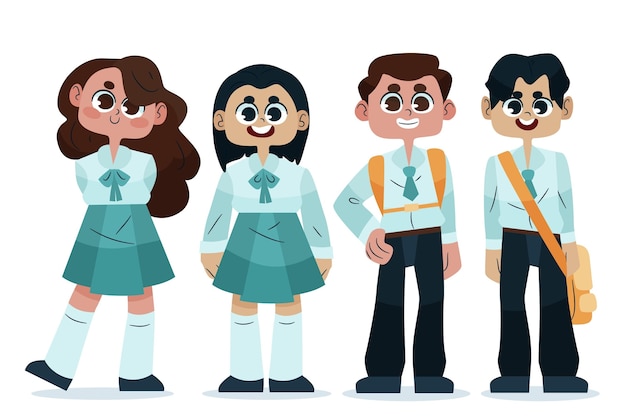 Free vector back to school illustration design