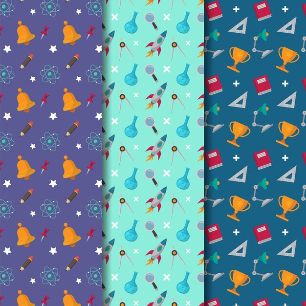 Back to school pattern collection