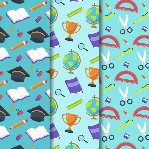 Back to school pattern collection