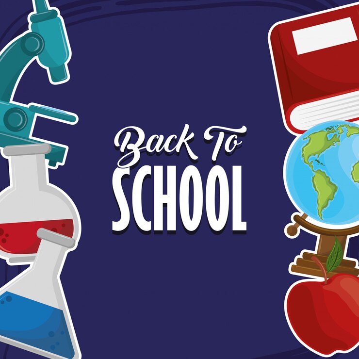 Free Vector back to school season card