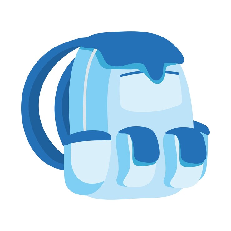 Free Vector back to school supply bag icon isolated