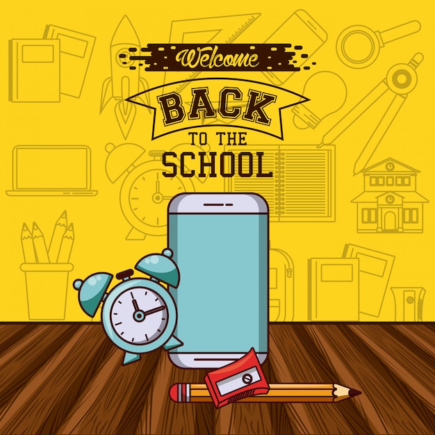 Free vector back to school