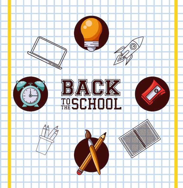 Free vector back to school