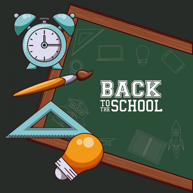 Free vector back to school