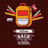 Free vector back to school