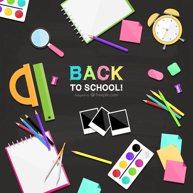 Free vector back to school