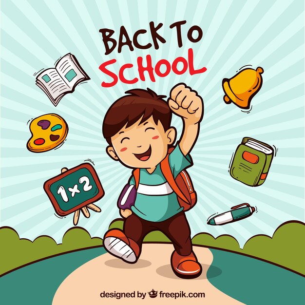 Image result for cartoon images taking kids to school royalty free