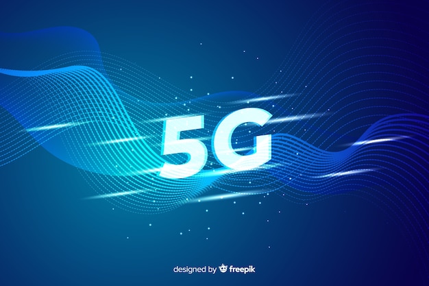 배경 5g 개념