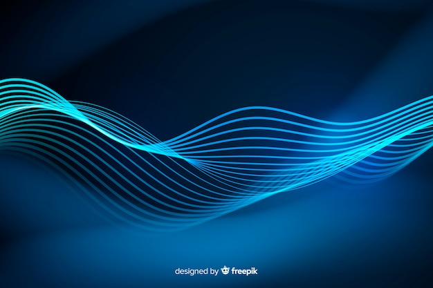 Background abstract neon lines