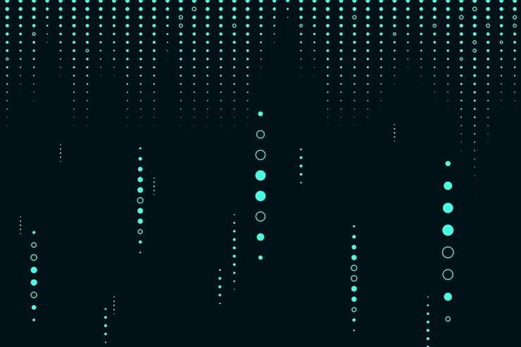 Free Vector background abstract pixel rain