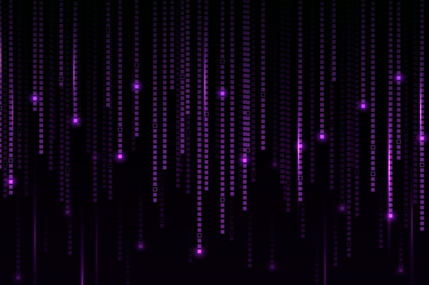Бесплатное векторное изображение Фон абстрактный пиксель дождь