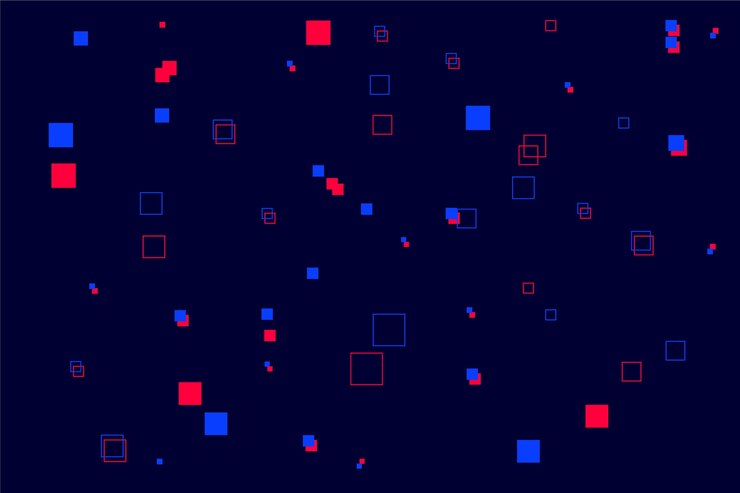 Free Vector background abstract pixel rain