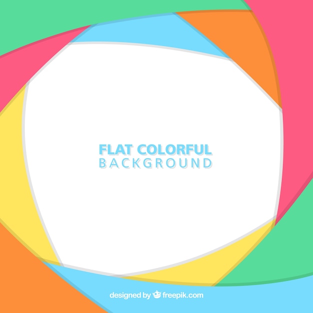 Background of abstract shapes of colors