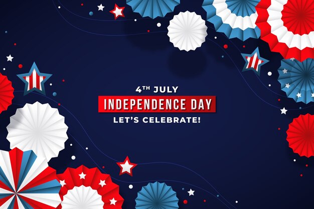 Background for american 4th of july celebration