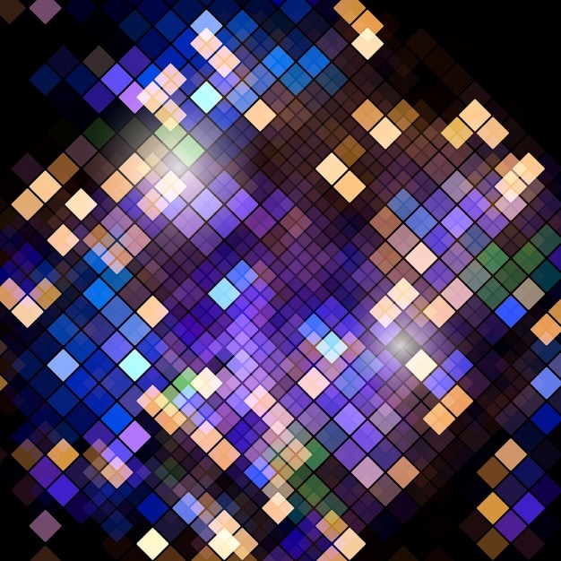 Free vector background of bright squares