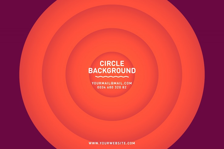 Free Vector background circle modern business