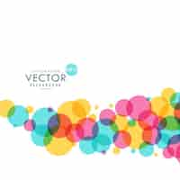 Free vector background of colorful dots