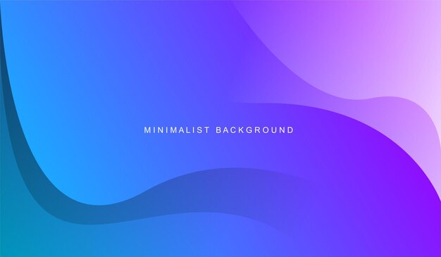 Background colorful gradient wave style