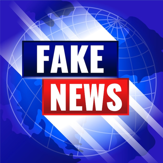 Background design fake news