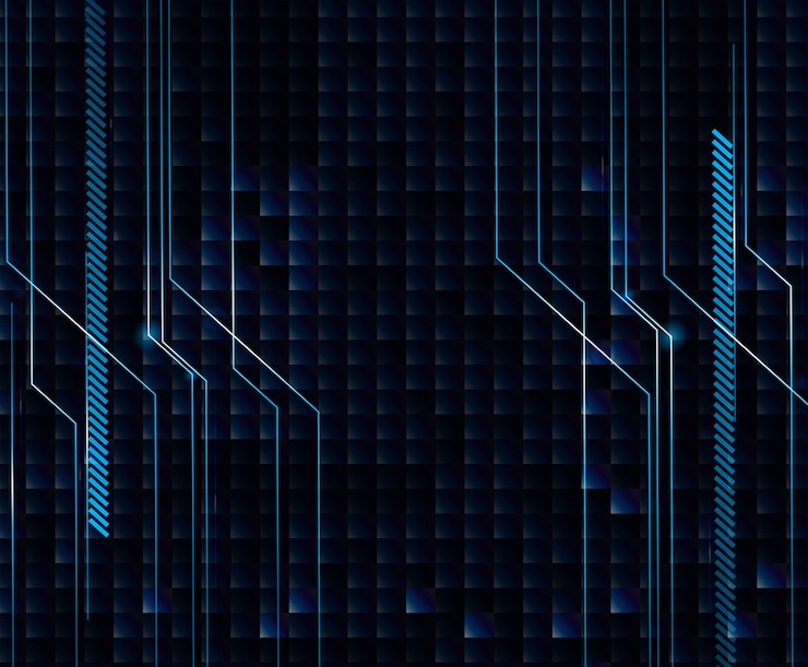 Free Vector background design with blue and black theme