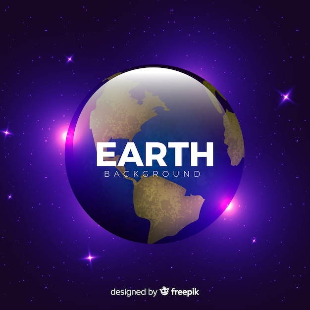 Background of the earth in the universe