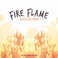 Free vector background of fire flames