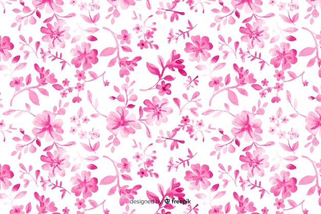 Background floral monochromatic watercolor