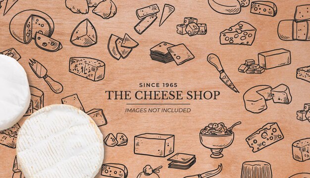 チーズパターンの背景 無料のベクター