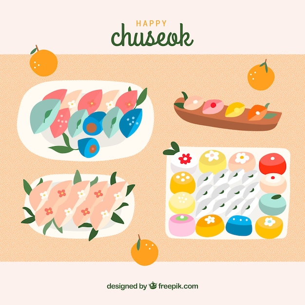 Фон для фестиваля chuseok