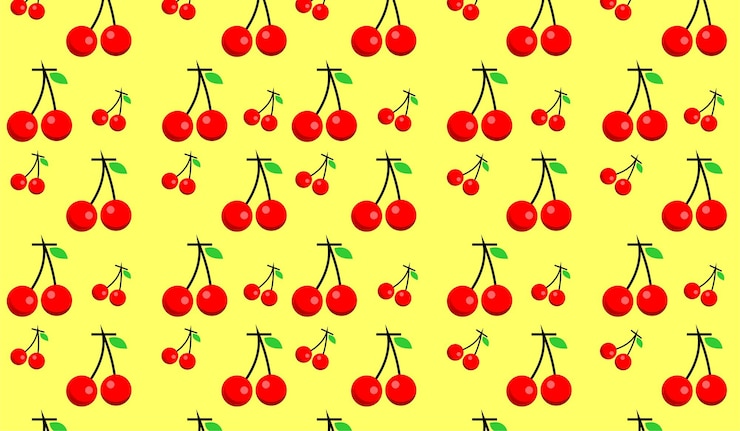 Free Vector background fruits pattern design abstract