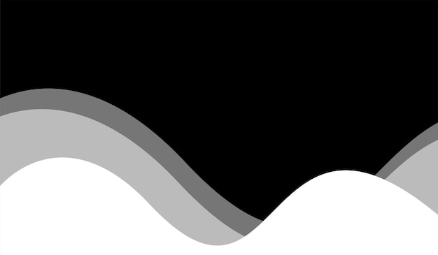 Free vector background gradient black and white