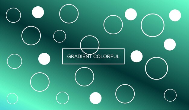 Background gradient minimalist colorful template