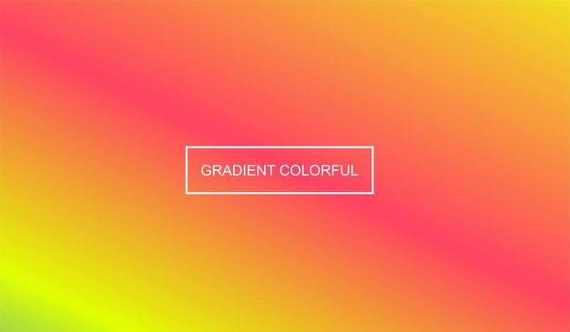 Background gradient minimalist colorful template