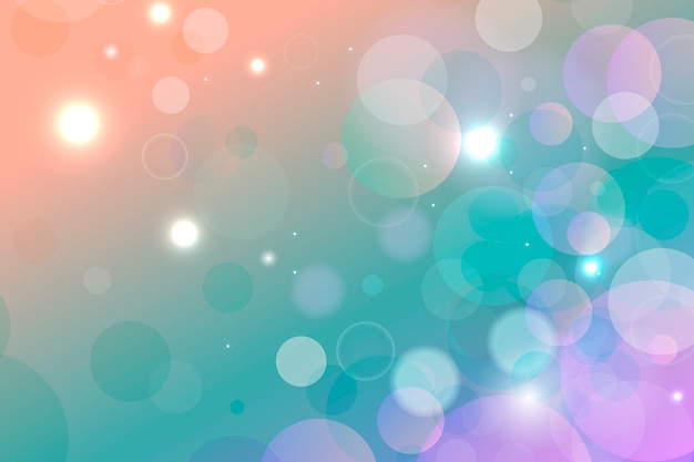 Background gradient with bokeh effect