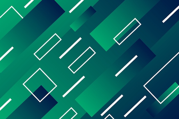 Background green abstract geometric