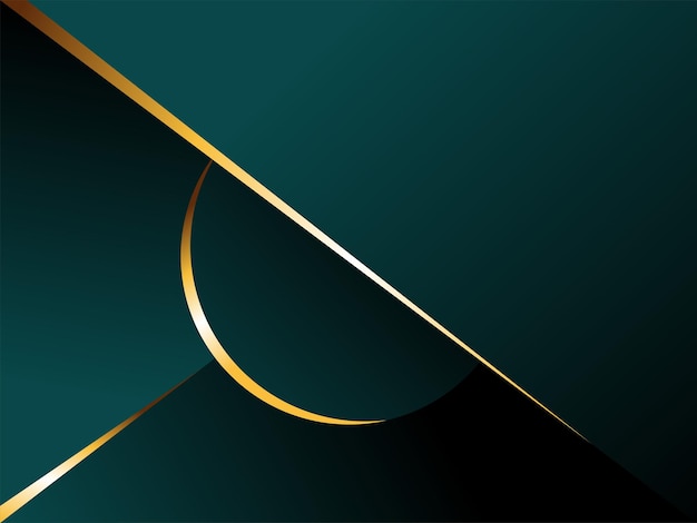 Free vector background green gold color