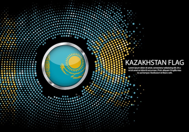 Download Free Kazakhstan Flag Is Depicted On A Table On Which The Human Hand Use our free logo maker to create a logo and build your brand. Put your logo on business cards, promotional products, or your website for brand visibility.